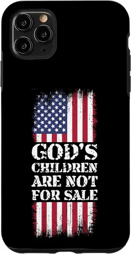 Vista 13 de God's Children are Not for Sale Funny Quote God's Children Case for iPhone 17