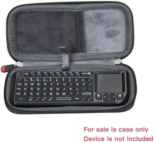 Vista 2 de Hermitshell Para Rii Mini Teclado Inalámbrico 2.4GHz con Mouse Touchpad Control Remoto Viaje Duro EVA Funda Protectora Bolsa Bolsa Bolsa