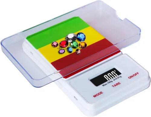Vista 4 de Weighmax Dream Series - Báscula digital de bolsillo, 100 x 0.00 oz, Rasta