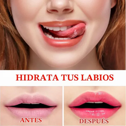 Vista 4 de Paquete de 3 lápices labiales de aloe vera, brillo labial mágico que cambia de color, bálsamo labial hidratante nutritivo de larga duración, juego