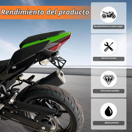 Vista 3 de Kit de soporte para placa de matrícula Fender Eliminator compatible
