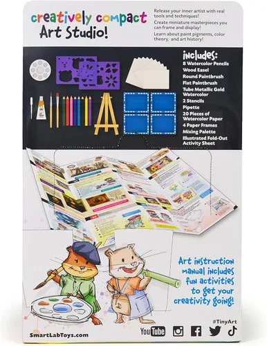 Vista 2 de SmartLab Toys Tiny Art! - 10 actividades enormemente artísticas. Gran ciencia. Herramientas pequeñas, Multi