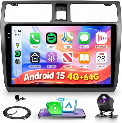 Vista 10 de Rimoody 4G+64G - Radio de coche Android para Suzuki Swift Stereo 2005-2010