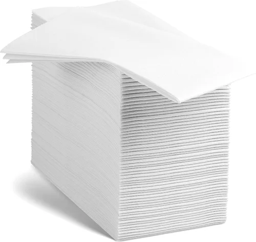 Vista 14 de 100 servilletas de papel de color beige con tacto de lino, suaves y absorbentes, para cocina, fiesta, boda, baño o cualquier ocasión (paquete de 100)