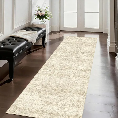 Vista 38 de Alfombra de pasillo lavables de 2 x 5, moderna alfombra abstracta para corredor, alfombra de pasillo de cocina ultrafina con respaldo