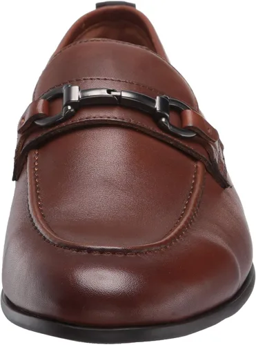 Vista 2 de Kenneth Cole Mocasín Nolan Bit para hombre, plateado