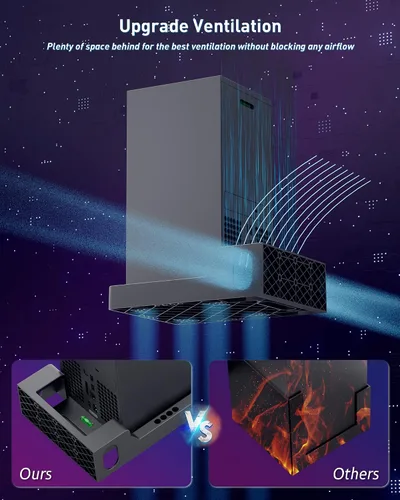 Vista 4 de Soporte de pared para Switch y Xbox Series X, con 2 soportes para controlador y 1 soporte para auriculares