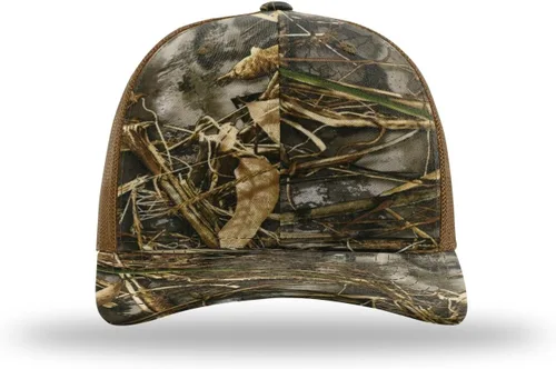 Vista 2 de Richardson 112 Gorra de Camionero - Gorra Snapback Ajustable Premium - Gorras Richardson en Blanco de Seis Paneles Estructurados Árbol real Max 7