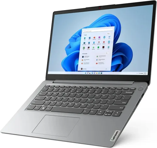 Vista 2 de Lenovo Laptop IdeaPad 1i de 14 pulgadas. Intel Celeron N4500, 4GB, 128GB eMMC 82LV0075US (12 meses Microsoft 365 incluido)