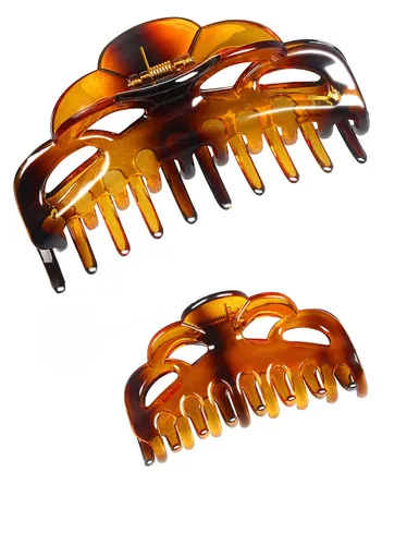Vista 17 de Pinzas para cabello grandes de plástico, para mujeres con cabello grueso
