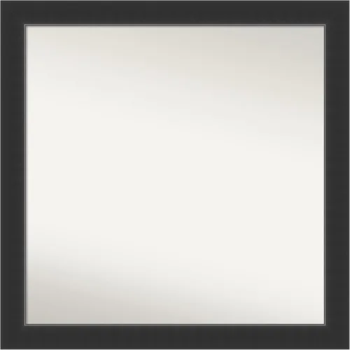 Vista 11 de Amanti Art Espejo personalizado, espejo de baño negro Astor, espejo de pared o espejo de tocador de baño sobre el fregadero (25 x 25 pulgadas)