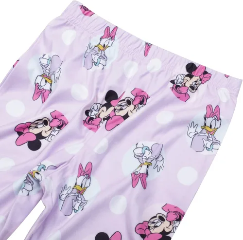 Vista 4 de Disney Conjunto de pijama de 3 piezas de Minnie Mouse para niñas Frozen Princesas Minnie Mouse