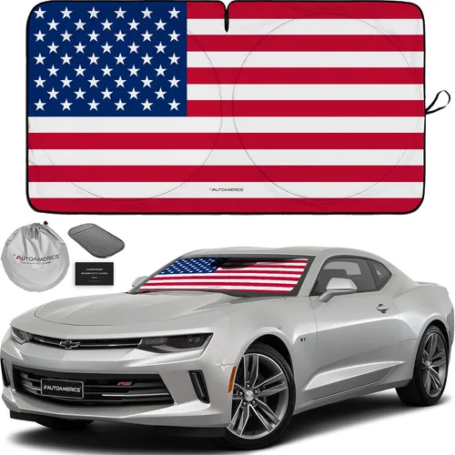 Vista 86 de Parasol de Parabrisas de Una Pieza - Parasol Cromado Líquido Plegable para Ventana Delantera de Auto para Carros SUV Camión - Protector Visor