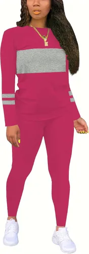 Vista 30 de Nimsruc Conjuntos de dos piezas para mujer casual 6536 Negro