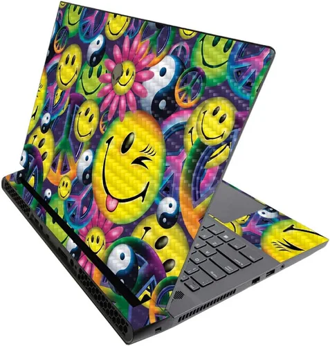 Vista 379 de MightySkins - Skin brillante con purpurina para Alienware M17 R3 (2020) y M17 R4 (2021) - Diversión de los años 90 Acabado duradero con purpurina