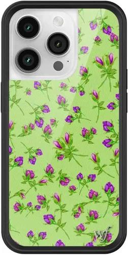 Vista 63 de Wildflower Carcasas – Compatible con iPhone 14 Pro Protector negro parachoques, certificado de prueba de caída de 6.5 pies, propiedad de mujeres