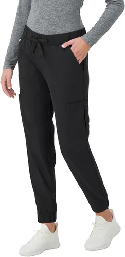 Vista 2 de Hanes Pantalones deportivos tipo cargo para mujer que absorben la humedad