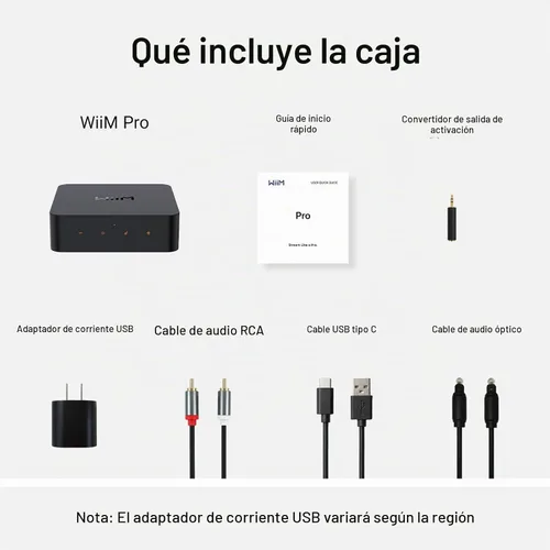 Vista 9 de WiiM Pro AirPlay 2 Receptor, Google Cast Audio, Transmisor Multisala WiFi, Compatible con Alexa, Siri y Google Assistant, Transmite Audio de Alta