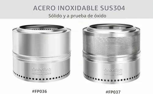 Vista 12 de Fogata de leña con bolsa de transporte, hoguera portátil desmontable de 19.5" para camping, tailgating, patio, patio trasero, chimenea perforada sin