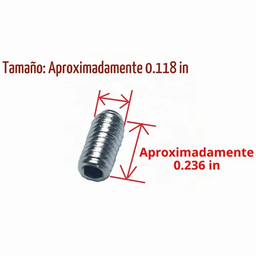 Vista 3 de 50 tornillos de ajuste de altura para Fender Stratocaster Telecaster con llave de 0.059 in, acero inoxidable 304, juego de tornillos de agarre