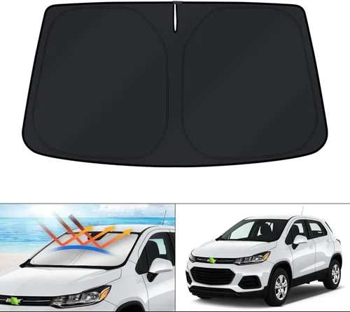 Vista 125 de KUST - Parasol plegable para parabrisas para BMW X1 E84, accesorios 2011 2012 2013 2014 2015, protector de visera de sol ajustable que bloquea