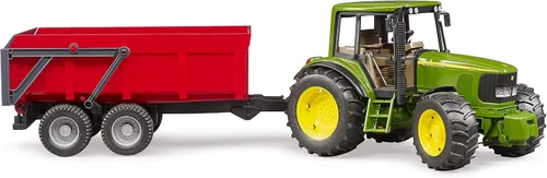 Vista 2 de Bruder 09820 John Deere 6920 con remolque basculante