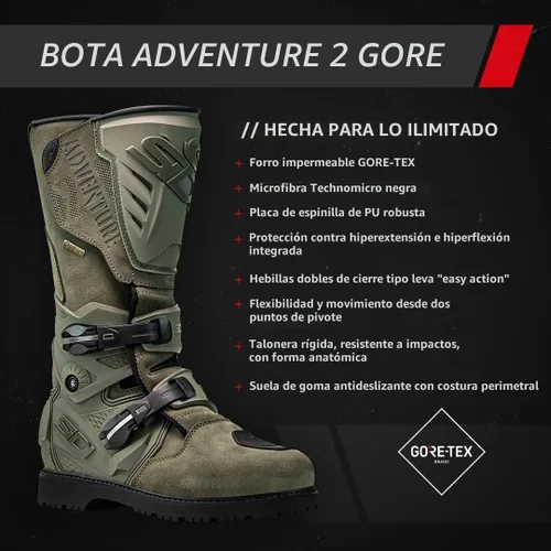 Vista 9 de Sidi Adventure 2 Gore Touring - Botas de motocicleta