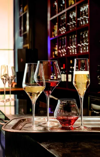 Vista 5 de Luigi Bormioli Supremo Pinot Noir - Juego de 2 copas de vino sin tallo, 15.25 onzas, transparentes