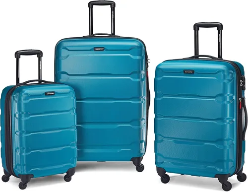 Vista 8 de Samsonite Omni PC - Maleta extensible rígida Azul Caribe