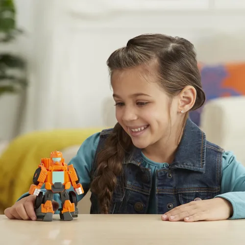 Vista 7 de Playskool Heroes Transformers Rescue Bots Academy Rescue Team Pack, 4 figuras coleccionables de acción convertibles de 4.5 pulgadas, juguetes