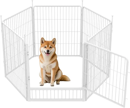 Vista 36 de SunsGrove Corralito para perros de interior, 24 pulgadas, 2 paneles, corralito de juego para cachorros, para interiores, fácil instalación, valla