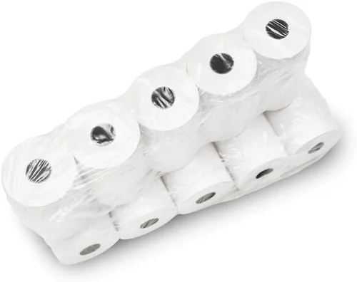 Vista 4 de (25 rollos) 3 1/8 "x 119' Caja registradora térmica POS Recibo Rollo de papel libre de BPA para First Data Fd100 Fd200 Fd300 Hypercom T77