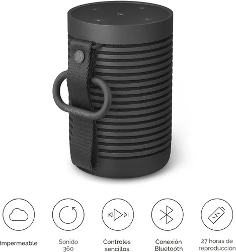 Vista 15 de Bang & Olufsen Beosound Explore - Altavoz Bluetooth inalámbrico portátil para exteriores, IP67 a prueba de polvo e impermeable, antracita Portable