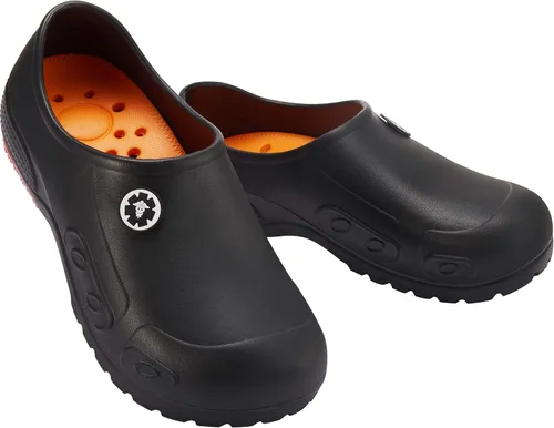 Vista 7 de YUNGPRIME Zapatos de trabajo antideslizantes para hombre y mujer, para enfermería, zapatos de chef