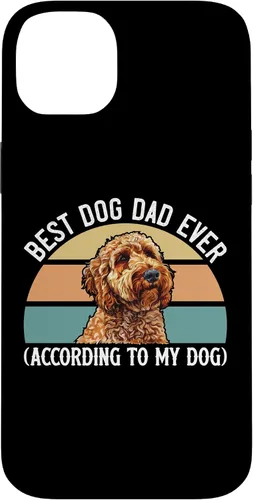 Vista 15 de Best Dog Dad Ever According to My Goldendoodle Funny Doodle Case for iPhone 17
