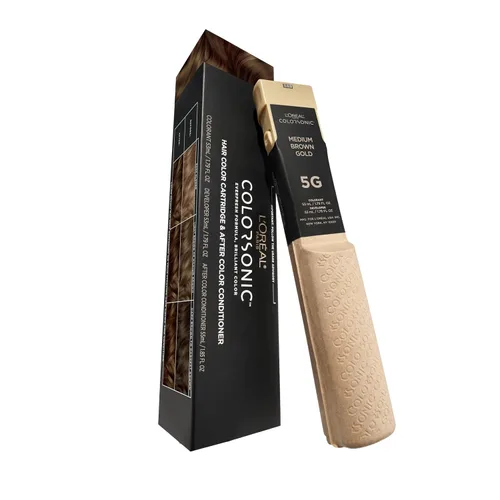 Vista 23 de L'Oreal Paris Colorsonic - Cartucho permanente de tinte para el cabello, color vibrante para retoque de raíces, cobertura de canas o todo color en 1