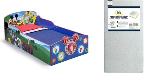 Vista 7 de Delta Children - Cama interactiva de madera para niños pequeños, modelo Cars de Disney/Pixar