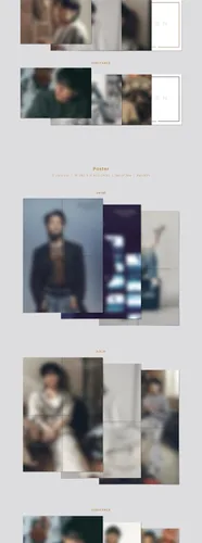 Vista 4 de BTS Jungkook Golden 1st Solo Álbum Estándar Versión Sólida CD+1p Póster plegado en paquete+64p PhotoBook+2p Postal+2p PhotoCard+2ea Symbol