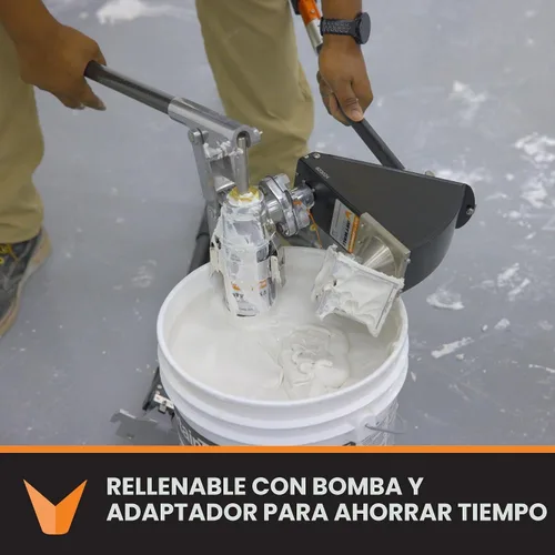 Vista 6 de Aplicador de esquina de caja de ángulo de 7 pulgadas Maestro de paneles de yeso - Revestimiento de esquina interior preciso - Cono de acero