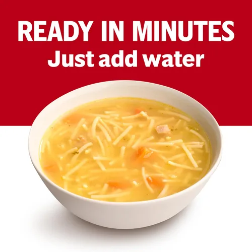 Vista 5 de Campbell's Sopa condensada de fideos de pollo caseros, lata de 10.5 onzas, 4 unidades (paquete de 6)
