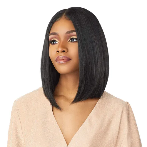 Vista 14 de Sensationnel What Lace Cloud9 Tyrina - Peluca de cabello sintético Encaje frontal, atado a mano, sintético, densidad natural, línea de cabello