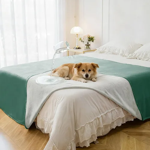 Vista 18 de Manta impermeable para perros pequeños, a prueba de fugas, manta reversible para sofá, cama, protector de muebles lavable a máquina, 25 x 35