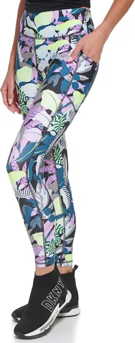 Vista 2 de DKNY Women's Tight Printed High Waist Performance Leggings