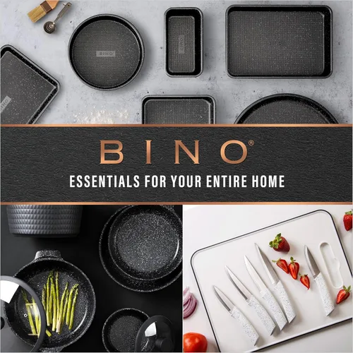 Vista 9 de BINO Tabla de cortar – Tablas de cortar de 2 piezas Plástico sin BPA, duradero, gran superficie, multiuso, de doble cara, apto para lavavajillas