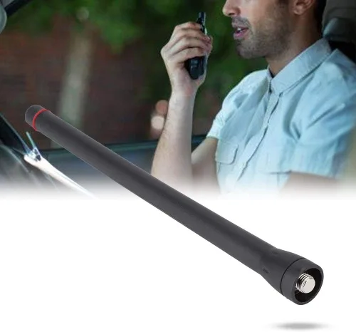 Vista 3 de Antena de radio VHF apta para Walkie-Talkie para IC-F3 F11 F14 F15 F16 F33 16cm/6.3in