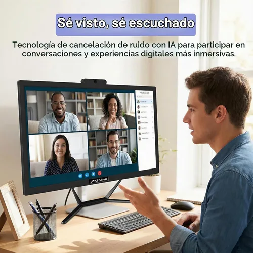 Vista 5 de STGSivir PC todo en uno,Pantalla FHD de 21,5", Core i7,16G RAM,512G SSD