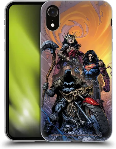Vista 185 de Head Case Designs Funda de gel con licencia oficial de la Liga de la Justicia DC Comics #10 Darkseid War Comic Book Cover