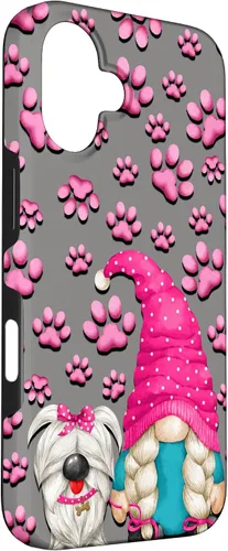Vista 3 de iPhone 16 Lindo diseño de cachorro de perro para mujeres, cuidador de perros y amante de los perros