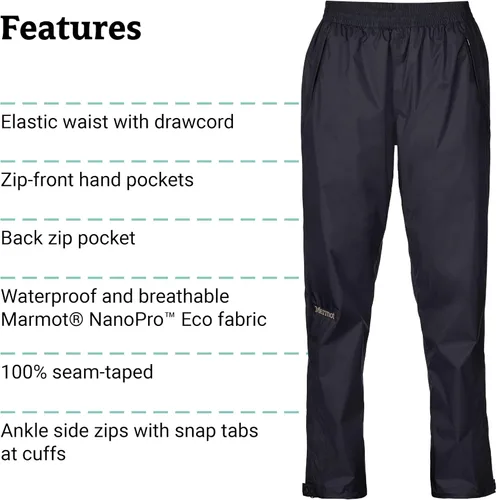 Vista 6 de Marmot Precip Pantalón Eco para mujer