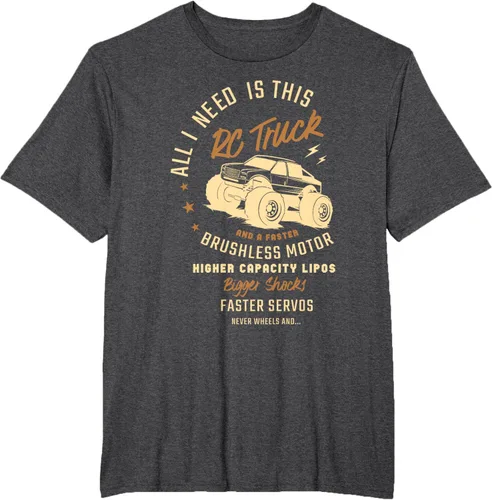 Vista 17 de Todo lo que necesito es este camión RC y una camiseta sin escobillas más rápida RC Motor Negro